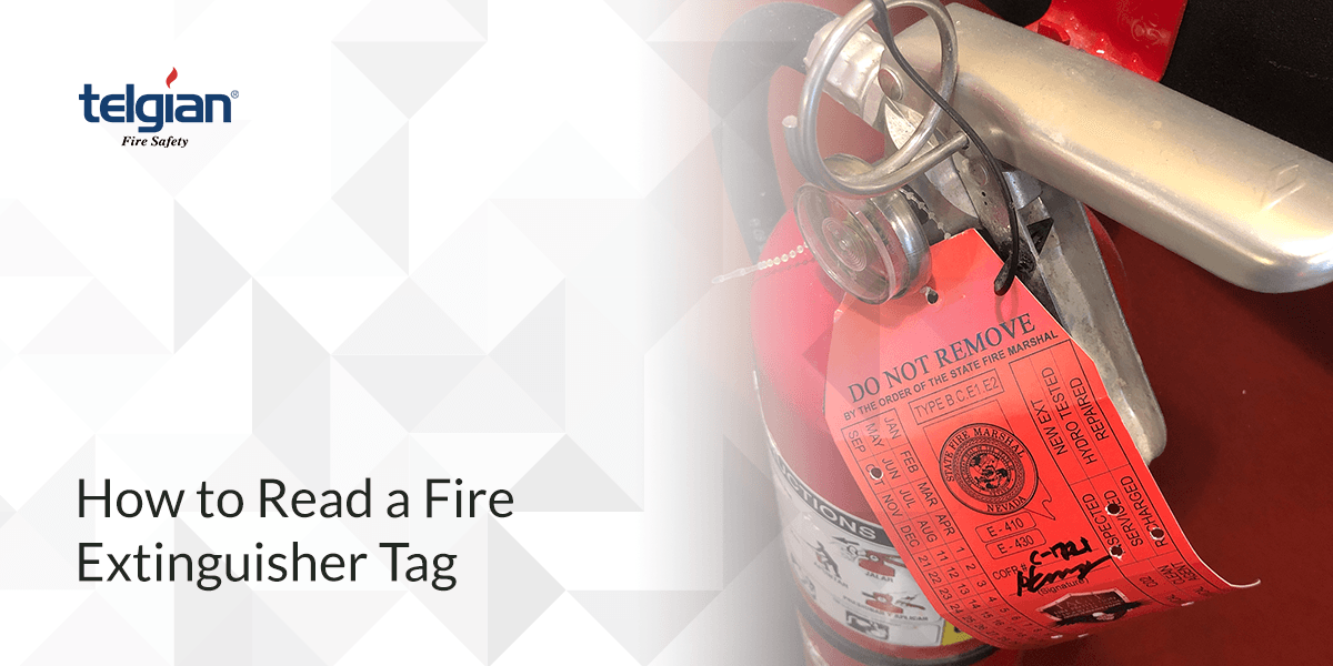 How To Read A Fire Extinguisher Tag Tips With Labeled Diagram Telgian